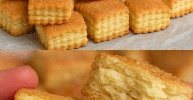 Biscoito Folhado de Queijo