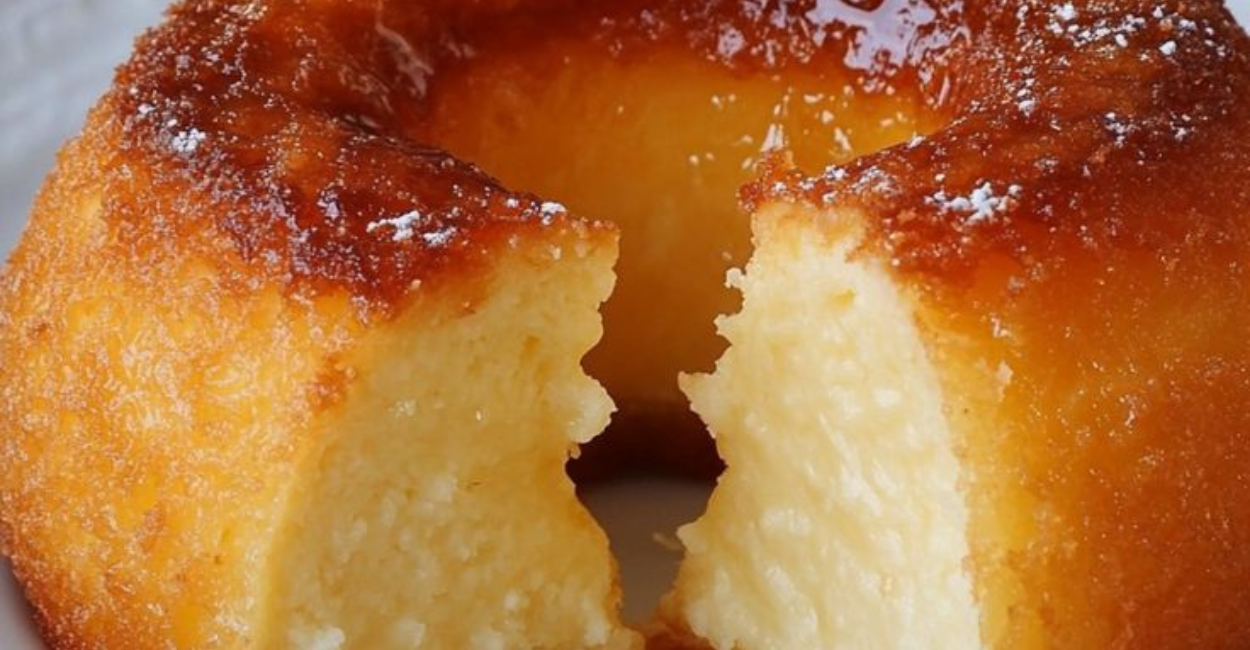 Bolo Queijadinha Cremoso: