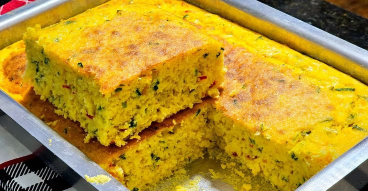 Bolo salgado sem farinha