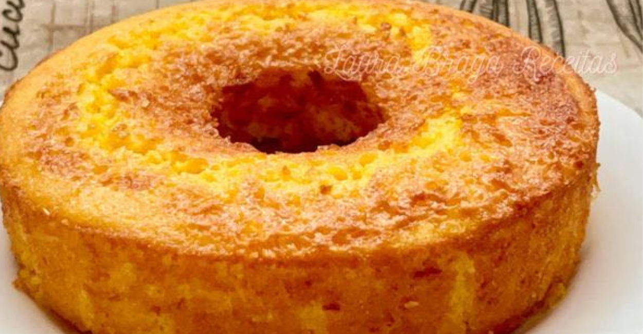Bolo de Milho sem Farinha e sem Leite
