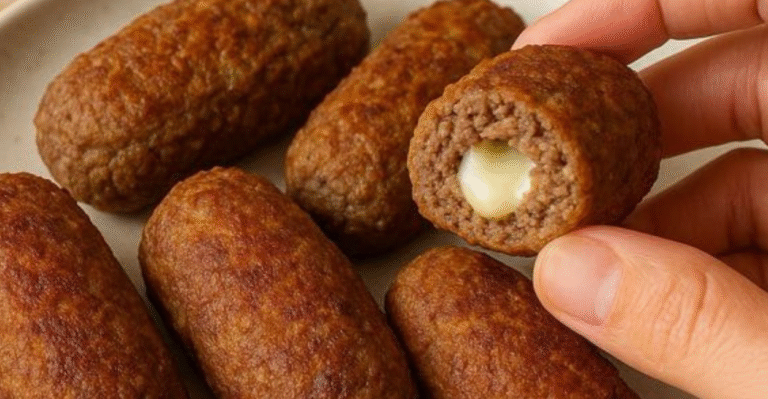 Croquete de Carne Saudável