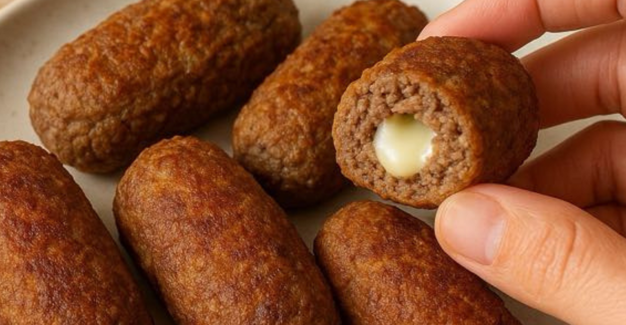 Croquete de Carne Saudável