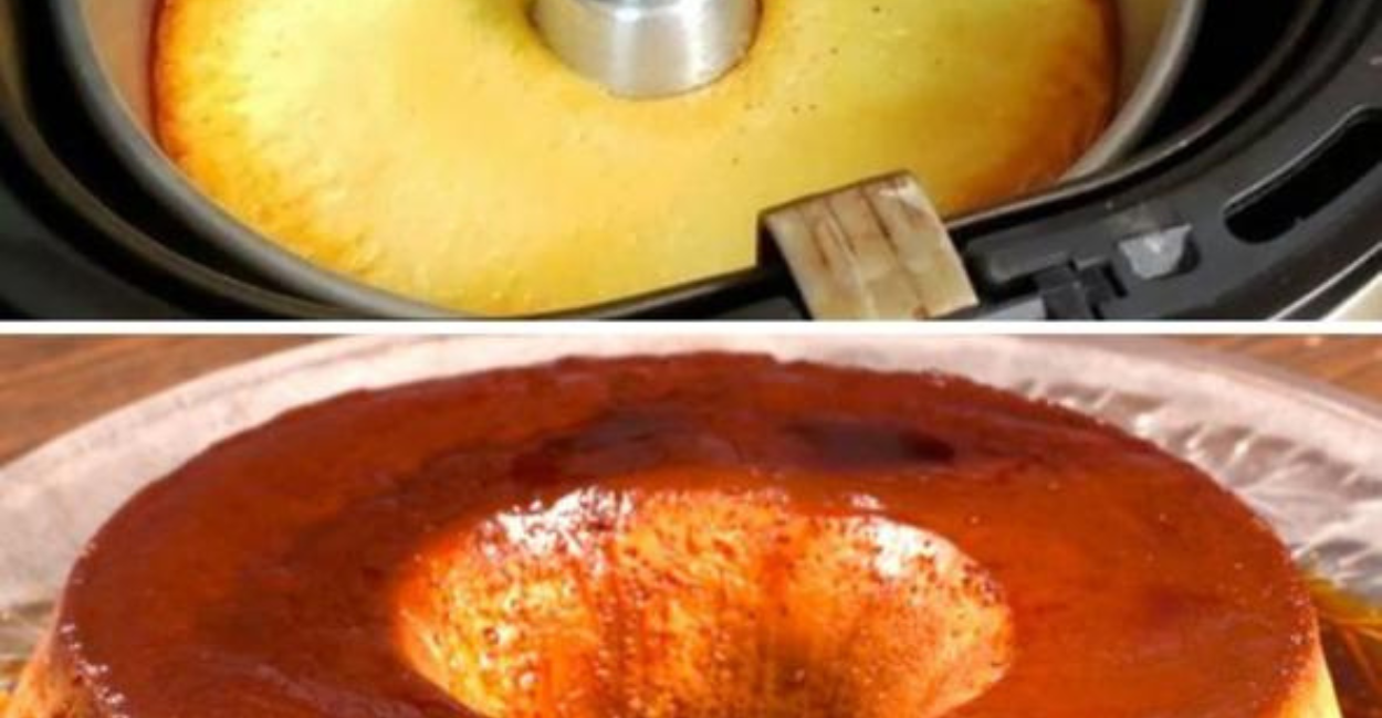 Pudim da Air Fryer