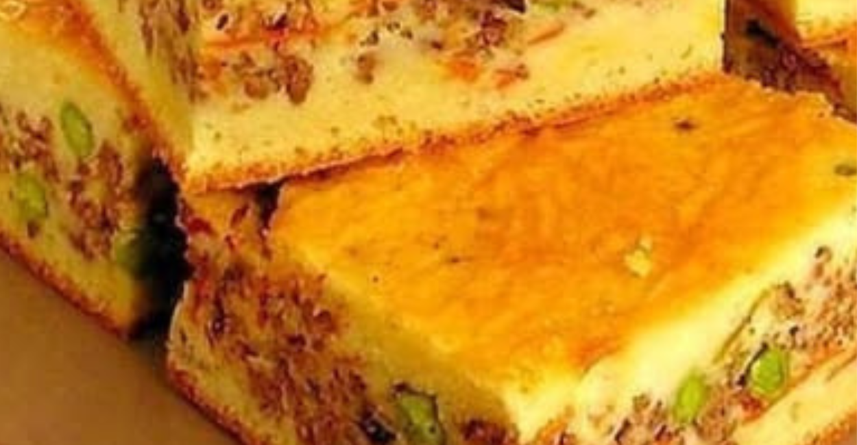 Torta de Carne Moída com Massa de Creme de Leite: Fácil, Cremosa e Saborosa