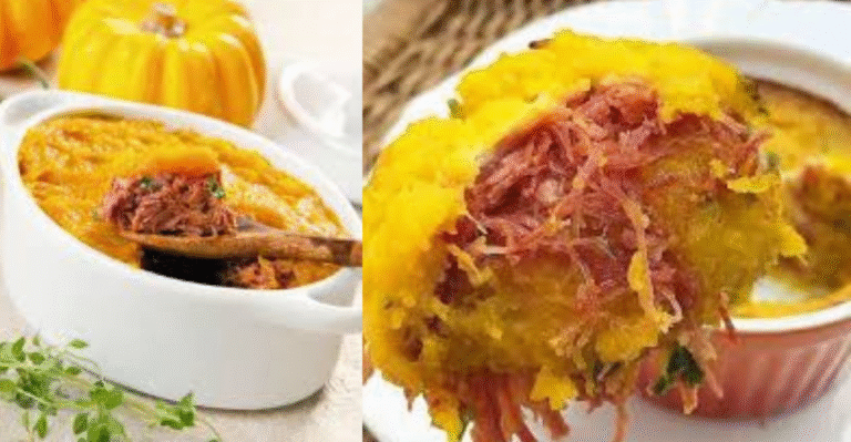 Escondidinho de Abóbora com Carne Seca