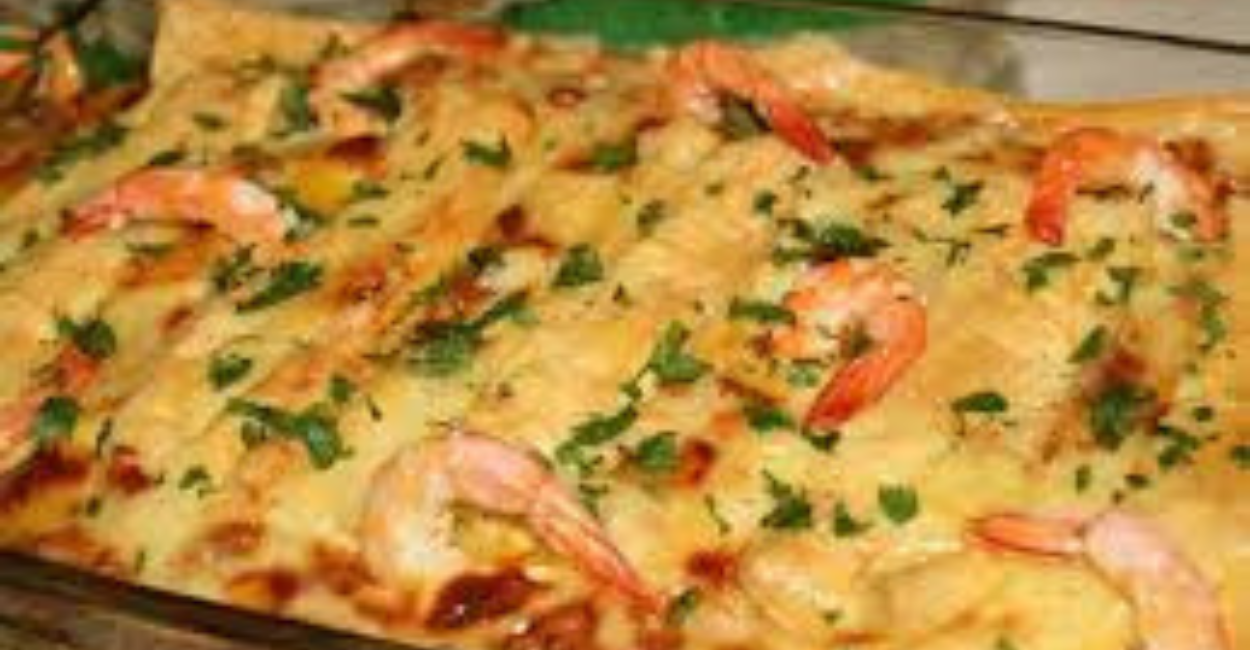 Lasanha de Camarão