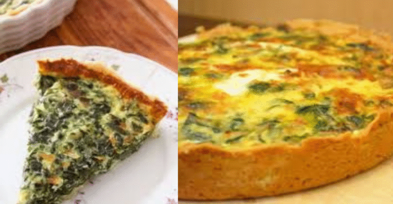 Quiche de Espinafre com Queijo