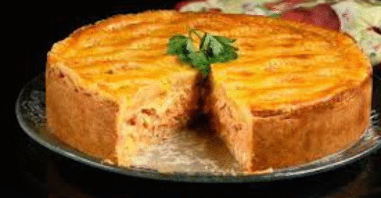 Torta de Frango com Cream Cheese e Milho