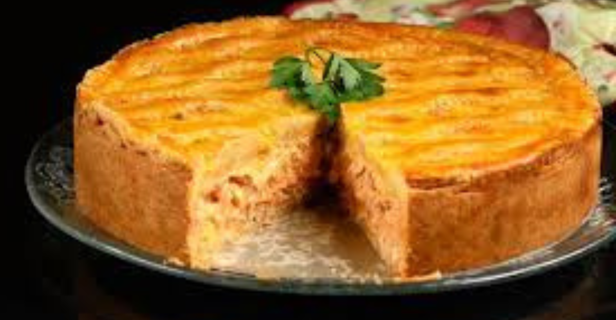 Torta de Frango com Cream Cheese e Milho