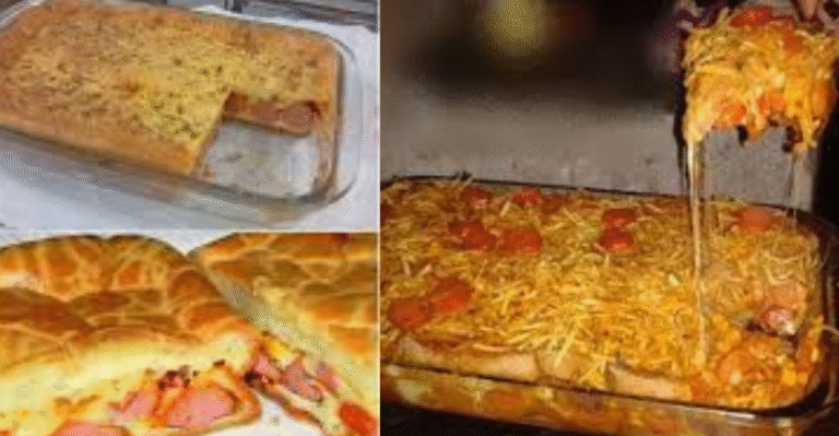 cachorro-quente de forno com massa de pão de leite