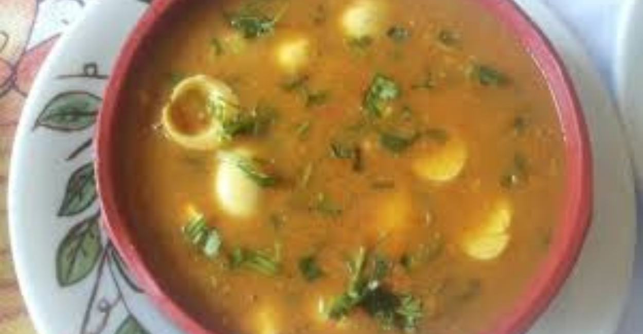 caldo de ovo