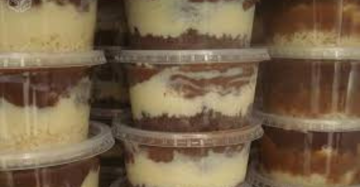 Bolo Prestígio no Pote