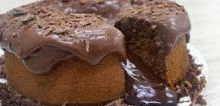 Bolo Vulcão de Chocolate com Creme de Avelã