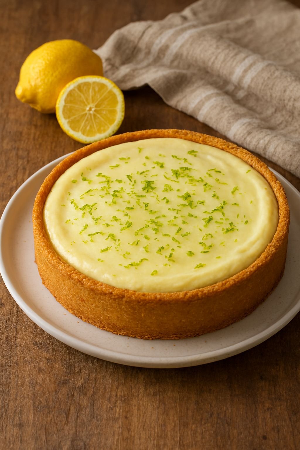 Torta Mousse de Limão Siciliano: Cremosa e Refrescante