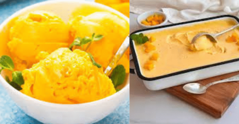 Sorvete de Manga Cremoso com 3 Ingredientes