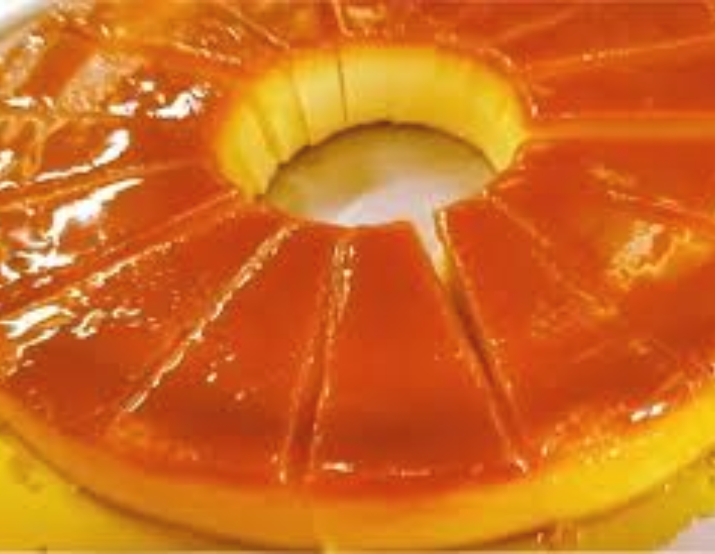 Pudim assado saudável